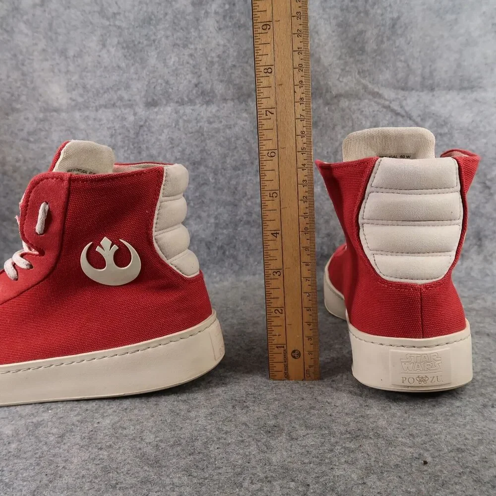 Star Wars Shoes Womens 9 Po Zu Sneakers Resistance Red Boot High Top Trainers